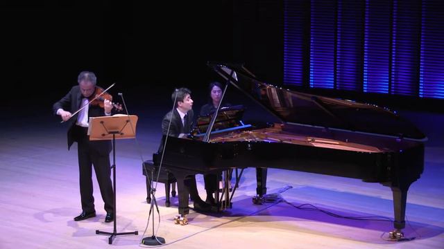 Brahms: Violin Sonata No. 1 In G: Mvmt III - Eugene Drucker, Vln; Kevin Kwan Loucks, Pno