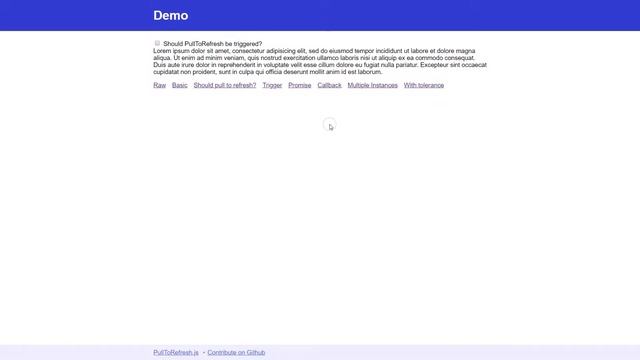 dpw expo #7 - Lozad, PulltoRefresh.js, StackBlitz смотреть онлайн