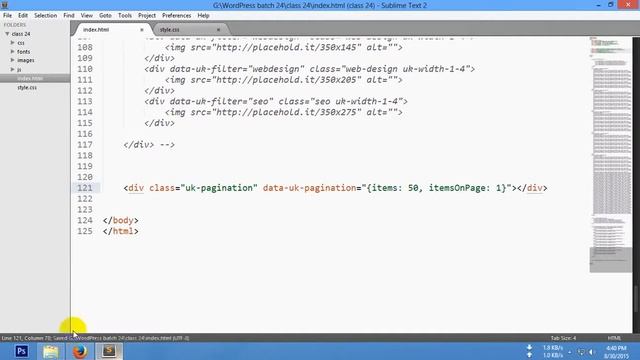 34 SoftTech IT Front End Premium HTML CSS PHP class 24 part 1 uikit part 2 смотреть онлайн