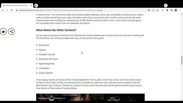 Warhammer Old World. Очередные сомнения. Такой Warhammer Fantasy Battles - нам не нужен?