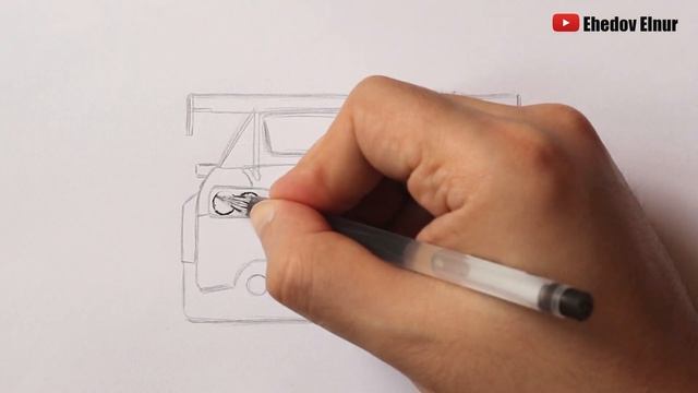 Как нарисовать машину Honda смотреть онлайн