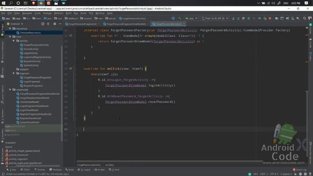 Clone Sarahah App By Firebase part 17 Replace Forget Password Activity To Forget Password Fragmen смотреть онлайн