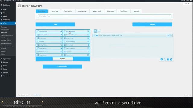 Basic Form Setup - eForm - WordPress Form Builder смотреть онлайн