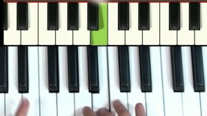 Faithless Drifting away как играть на пианино/Уроки фортепиано для начинающих