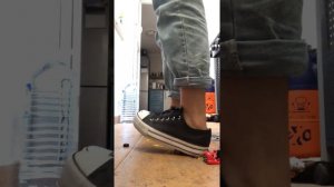 Toy car crushing by giantess Mikayla