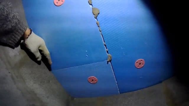 Строим сарай 9. Пол сарая / сухой потолок подвала, эппс на потолок, опалубка, армирование. смотреть онлайн