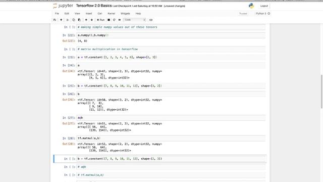 Basics of Tensorflow смотреть онлайн