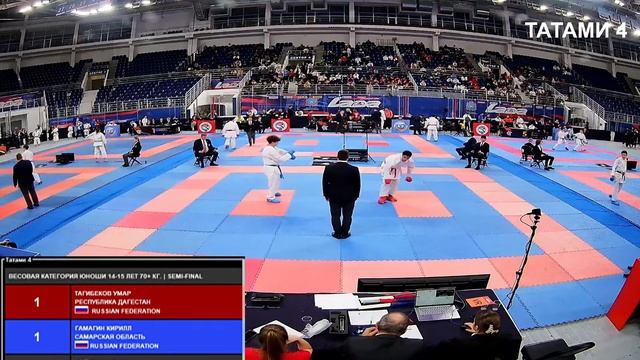 Всероссийские соревнования по карате "КУБОК ДРУЖБЫ" - 2023 | День 2 | Татами 4 смотреть онлайн