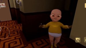 издеваемся над малышом в жёлтом и конец игры