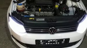 Обзор VW Polo sedan 2014г.в. и замена задних фонарей.Часть 1.