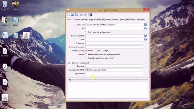Learn how to convert java(JAR) file into exe file | launch4j смотреть онлайн