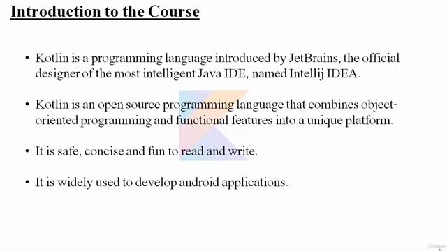 Kotlin Programming Course for Beginners to Experts - learn Programming Languages смотреть онлайн