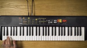 Домашний синтезатор для начинающих Yamaha PSR-F52