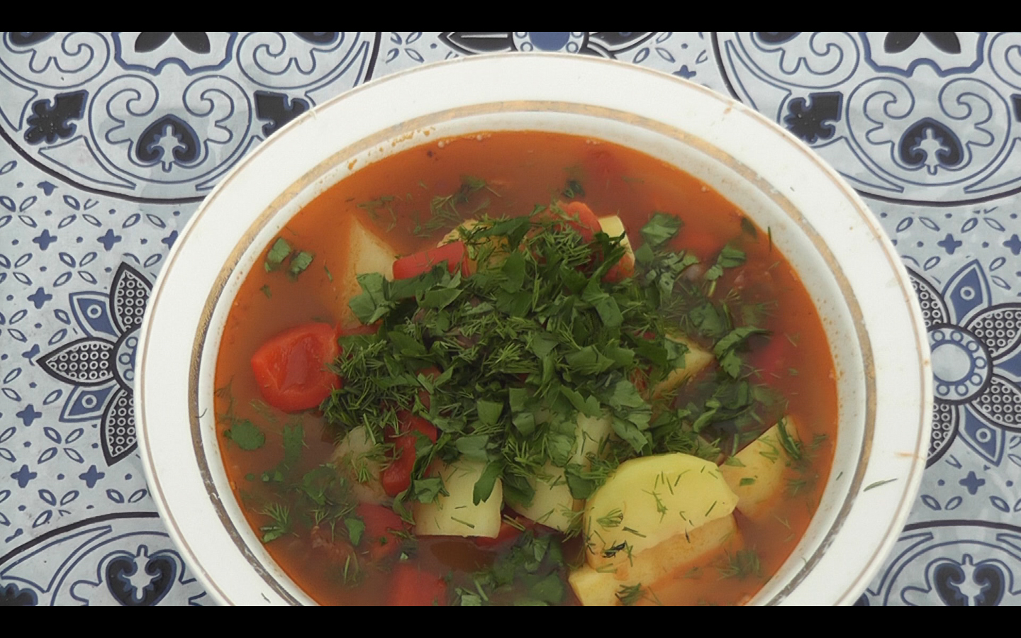 БОЗБАШ В КАЗАНЕ на костре