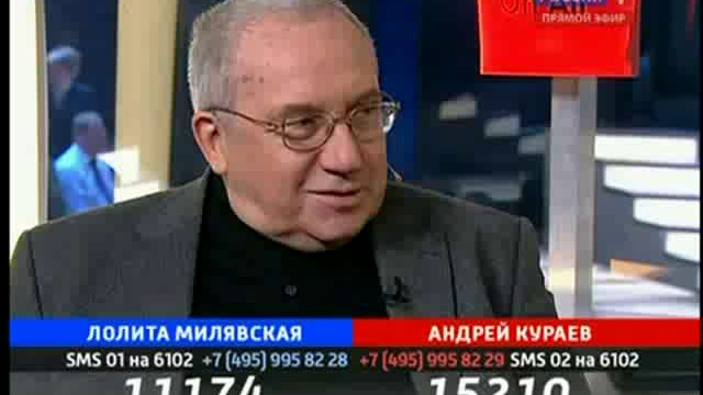 Поединок: Лолита Милявская vs Андрей Кураев. 1 ч.				