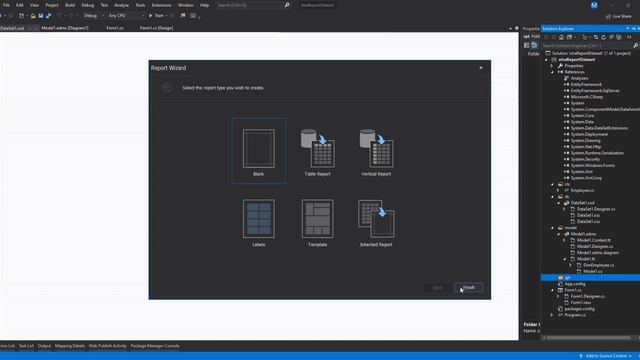 Bind a Devexpress xtraReport to a DataSet winforms C# visual studio 2019 смотреть онлайн