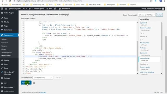 How To Display Today’s Date In WordPress | WordPress Current Date - Tutorial смотреть онлайн