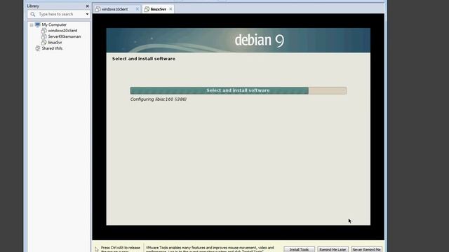 3. Debian 9 Choose Software Installation смотреть онлайн