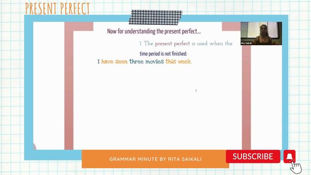Grammar Minute Present Perfect Level 3 смотреть онлайн
