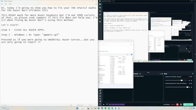 Razer Nari Ultimate - THX Spatial Audio Fix Method - PC смотреть онлайн