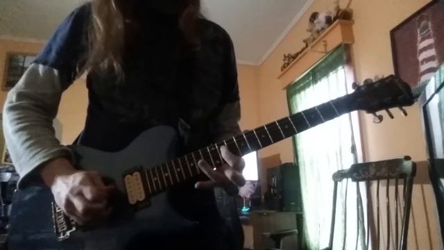 Queens of the stone age - 3's and 7's (Guitar Solo Cover) смотреть онлайн