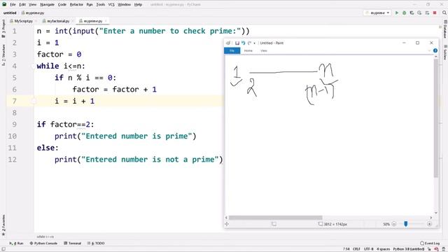 Check Prime Number or not in Python | Loop Code Practice | Python Tutorial in Hindi | #19 смотреть онлайн