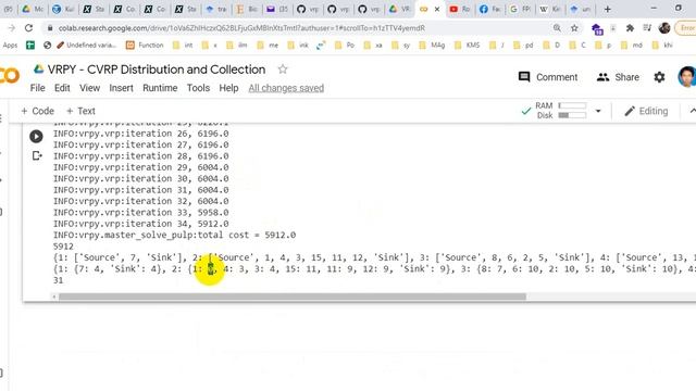 vrpy09 Python vrpy Vehicle Routing Problem Distribution and Collection 16 Destinasi смотреть онлайн