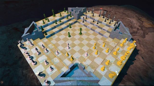 No Frills - 3 into 2 manoeuvres - Four Kings One War - Chess Variant Strategy смотреть онлайн