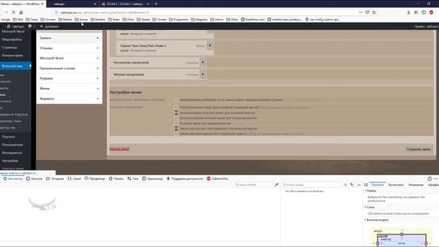 Как определить название опций в wordpress(вордпресс) и узнать их значения смотреть онлайн