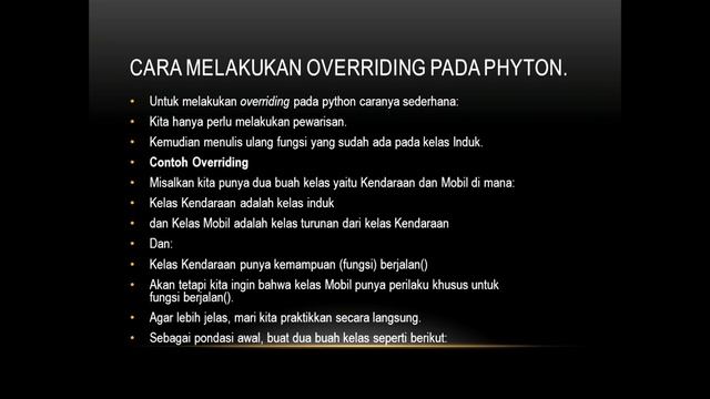 Overriding part 1 - oop python Ep.6 смотреть онлайн
