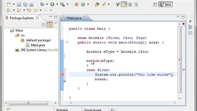 Java 14 - Enums and Switches смотреть онлайн