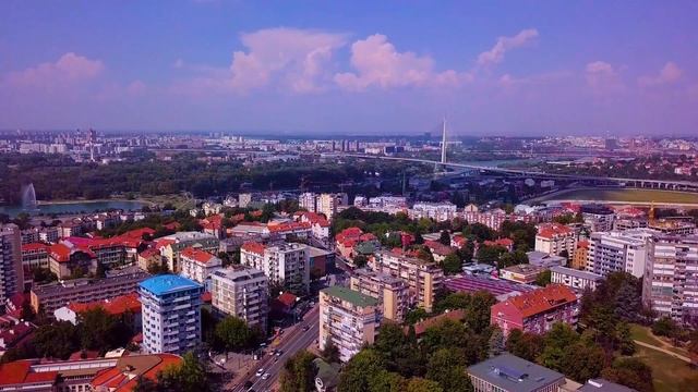 4K - Banovo Brdo Quick 360° Panorama (Beograd)