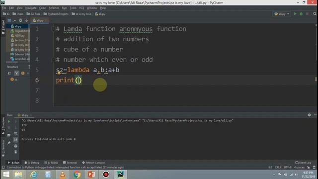 What is anonymous Function on python смотреть онлайн