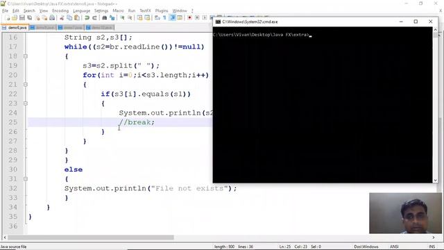 Lec 38 Java program of File Input Output continue смотреть онлайн
