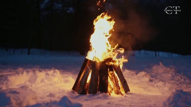 Уютный расслабляющий костер смотреть онлайн