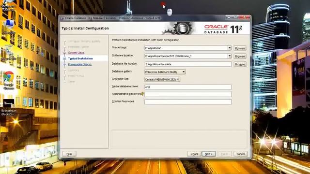 How to install Oracle 11 as oracle 9i interface in windows 7 part-1/4 смотреть онлайн