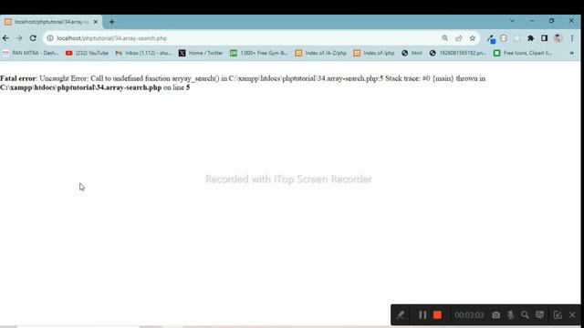 array search function in php #php35 смотреть онлайн