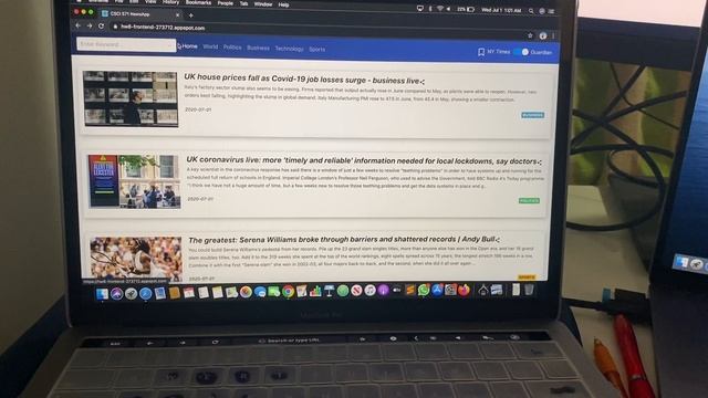Hw8 REACT - News WebApp смотреть онлайн