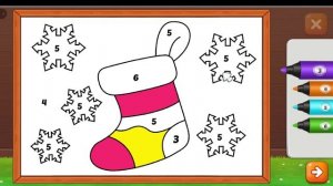 Уникальная раскраска 12. Раскрашиваем по цифрам. На Русском.