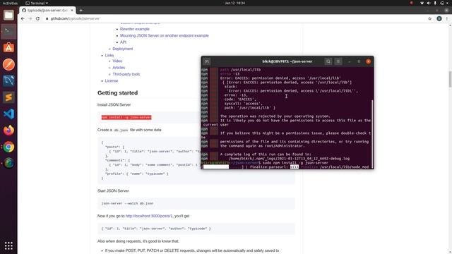 mockserver setup in Ubuntu #typicode/json-server смотреть онлайн