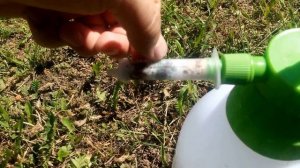 Пеногенератор из помпового распылителя, пример работы.