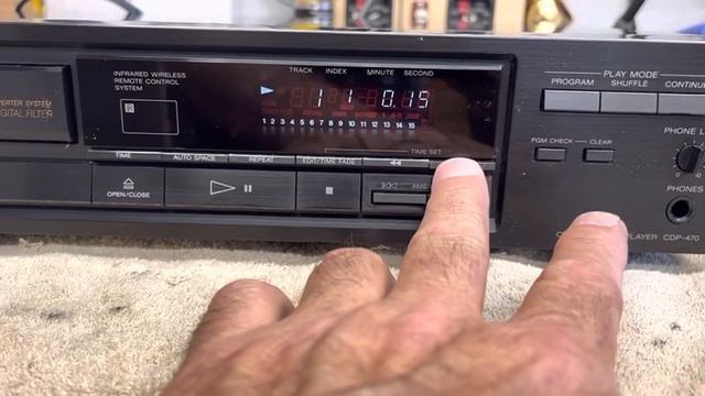 Sony CDP-470 CD Player смотреть онлайн