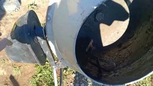 Парма практик Б-161Э бетономешалка. Без молотка никуда.