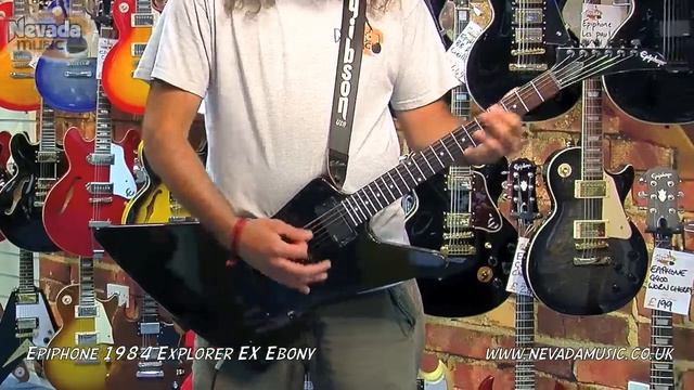 Epiphone 1984 Explorer EX Guitar Demo - PMT