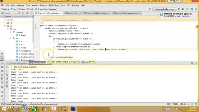 CSC201 Chapter12 ExceptionHandlingAndTextIO Part2 смотреть онлайн