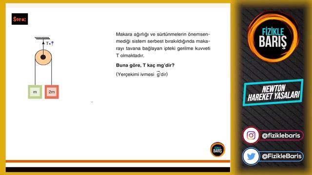 AYT FİZİK KAMPI-6 (NEWTON HAREKET YASALARI-DİNAMİK) смотреть онлайн