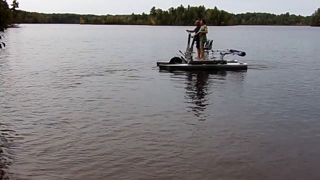 Pedal Boat Water Bike TAVO TURBO P-2 electric www.TAVOline.com смотреть онлайн