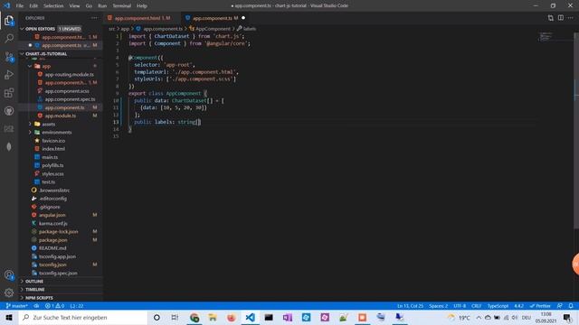 How to create a chart with Chart.js from 3.5.1 and Ng2-charts from 3.0.0 in Angular | Aelli codes смотреть онлайн