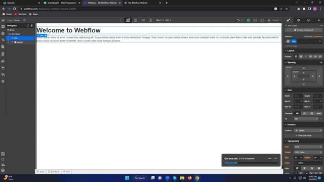 Webflow Style Tools || Webflow Tools || Webflow Deshboard || Webflow Bangla Tutorials смотреть онлайн