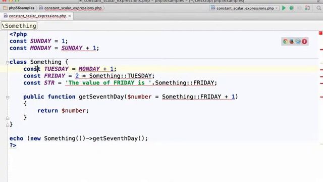Constants & Scalars Expressions in PHP 5.6 смотреть онлайн
